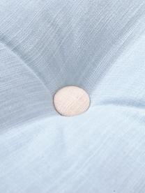 Cuscino arredo in cotone Devi, Rivestimento: 100% cotone, Blu, Larg. 30 x Lung. 50 cm