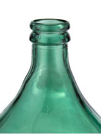 Jarrón de suelo de vidrio reciclado Drop, Vidrio reciclado, Verde, Ø 40 x Al 56 cm