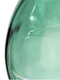 Wazon podłogowy ze szkła z recyklingu Drop, Szkło recyklingowe, Zielony, Ø 40 x W 56 cm