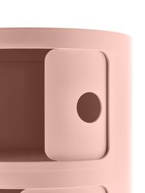 Design Container Componibili Bio, 3 Elemente, 100 % Biopolymer aus nachwachsenden Rohstoffen, Rosa, matt, Ø 32 x H 59 cm