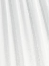 Cortinas semitransparente con dobladillo Gardine Ibiza, 2 uds., 100% poliéster, Blanco, An 135 x L 260 cm