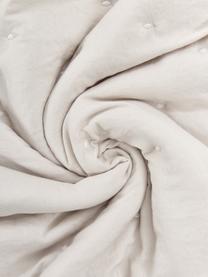 Colcha acolchada Wida, 100% poliéster, Blanco crema, An 180 x L 260 cm (para camas de 140 x 200 cm)