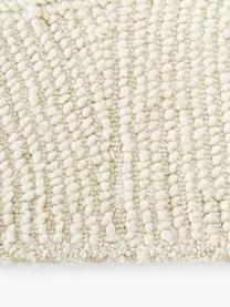 Tappeto tessuto a mano a pelo corto realizzato con materiali riciclati Eleni, Beige, Larg. 120 x Lung. 180 cm (taglia S)