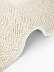 Tappeto tessuto a mano a pelo corto realizzato con materiali riciclati Eleni, Beige, Larg. 120 x Lung. 180 cm (taglia S)