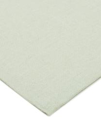 Chemin de table en mélange de coton Riva, 55 % coton, 45 % polyester

Le matériau est certifié STANDARD 100 OEKO-TEX®, 14.HIN.40536, HOHENSTEIN HTTI, Vert pastel, larg. 40 x long. 150 cm