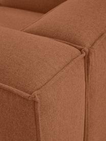 Sessel Lennon, Bezug: 100% Polyester Der strapa, Gestell: Massives Kiefernholz, FSC, Beine: Kunststoff, Webstoff Nougat, B 130 x T 101 cm