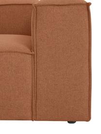 Sessel Lennon, Bezug: 100% Polyester Der strapa, Gestell: Massives Kiefernholz, FSC, Beine: Kunststoff, Webstoff Nougat, B 130 x T 101 cm