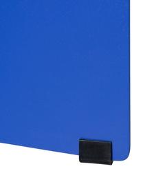 Mesa auxiliar redonda de metal Dinga, Metal recubierto, Azul, Ø 40 x Al 45 cm