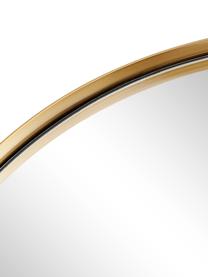 Runder Wandspiegel Lacie, Rahmen: Metall, beschichtet, Rückseite: Mitteldichte Holzfaserpla, Spiegelfläche: Spiegelglas, Goldfarben, Ø 72 cm