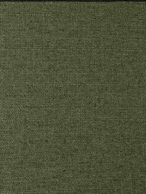 Canapé d'angle en tissu pieds en métal Fluente, Tissu vert foncé, larg. 221 x prof. 200 cm, méridienne à droite