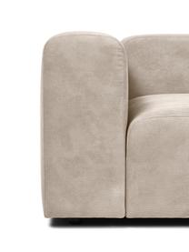 Modulares Sofa Lena (3-Sitzer) in Beige, Bezug: Webstoff (88% Polyester, , Gestell: Kiefernholz, Schichtholz,, Füße: Kunststoff, Webstoff Beige, B 209 cm x T 106 cm