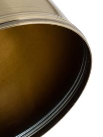 Verstelbare wandlamp Fjallbacka met stekker in messing, Lampenkap: gecoat metaal, Goudkleurig met antieke afwerking, D 20 x H 17 cm