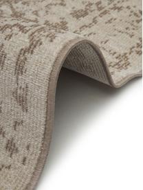 Tapis beige extérieur / intérieur style vintage Dana, 100 % polypropylène, Tons beiges, larg. 120 x long. 180 cm (taille S)