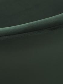 Krzesło tapicerowane z aksamitu Luisa, 2 szt., Tapicerka: aksamit (100% poliester) , Nogi: metal malowany proszkowo, Aksamitny ciemny zielony, złoty, S 59 x G 58 cm