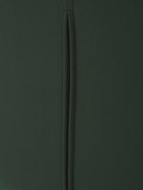 Sedia imbottita in velluto verde scuro Luisa 2 pz, Rivestimento: velluto (100% poliestere), Gambe: metallo verniciato a polv, Velluto verde scuro, oro, Larg. 59 x Prof. 58 cm