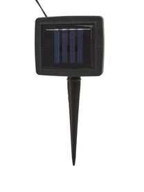 Solar Lichterkette Martin, 300 cm, 10 Lampions, Lampions: Kunststoff, Transparent, Silberfarben, L 300 cm