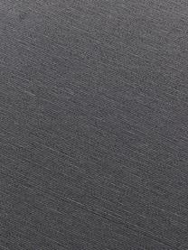 Effen bankkussen Panama, Bekleding: 50% katoen, 45% polyester, Donkergrijs, B 48 x L 120 cm