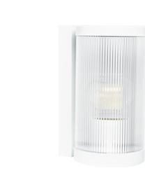 Outdoor wandlamp Coupar, Diffuser: kunststof, Wit, Ø 13 x H 25 cm
