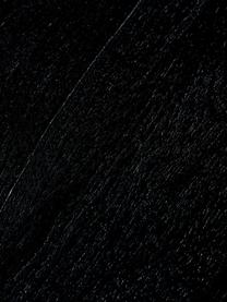 Eettafel Raw van mangohout, 180 x 90 cm, Tafelblad: massief mangohout, gebors, Frame: gepoedercoat metaal, Mangohout, zwart gelakt, B 180 x D 90 cm