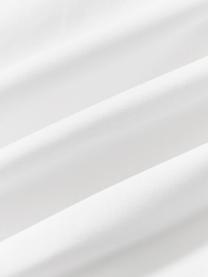 Copripiumino in cotone percalle grigio con trapuntatura origami Bordy, Bianco, Larg. 200 x Lung. 200 cm