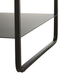 Table de chevet Sally, Bois, noir, larg. 45 x haut. 58 cm