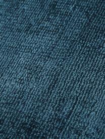 Handgewebter Viskoseteppich Jane, Flor: 100 % Viskose, Dunkelblau, B 160 x L 230 cm (Größe M)
