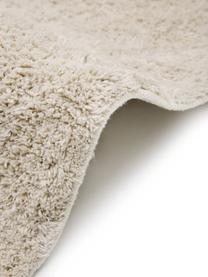 Tappeto in cotone taftato a mano con motivo a zigzag e frange Asisa, Beige, bianco, Larg. 200 x Lung. 300 cm (taglia L)