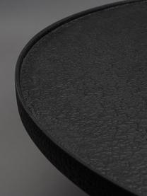 Kulatý konferenční stolek Winston, Dřevo, černě lakované, Ø 70 cm