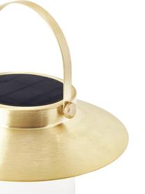 Mobiele dimbare outdoor tafellamp, Diffuser: kunststof, Goudkleurig, Ø 23 x H 22 cm