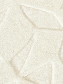 Tappeto in lana taftato a mano Rory, Retro: 100% cotone, Bianco crema, Larg. 80 x Lung. 150 cm (taglia XS)