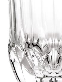 Kristallen glazen Adagio met reliëf, 6 stuks, Kristalglas, Transparant, Ø 9 x H 10 cm. 350 ml