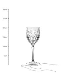 Verre à vin blanc cristal Oasis, 6 pièces, Cristal luxion, Transparent, Ø 8 x haut. 20 cm, 290 ml