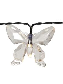 Guirlande lumineuse solaire Papillon, 280 cm, 15 lampions, Noir, transparent, long. 280 cm