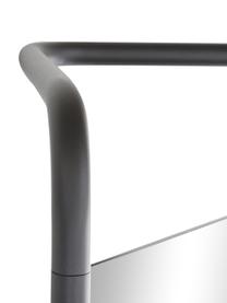 Lustro stojące z aluminiową ramą Kasch, Czarny, S 42 x W 175 cm