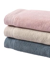 Handtuch-Set Premium aus Bio-Baumwolle, 3-tlg., 100 % Bio-Baumwolle, GOTS-zertifiziert (von GCL International, GCL-300517)
 Schwere Qualität, 600 g/m², Altrosa, Set mit verschiedenen Größen