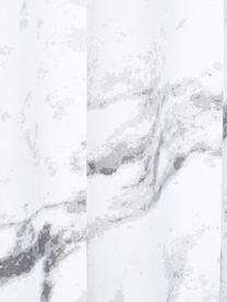 Zasłona prysznicowa Marble, 100% poliester
Produkt odporny na wilgoć, niewodoodporny, Antracytowy, biały, S 180 x D 200 cm