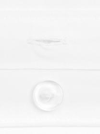 Povlečení z bavlněného perkálu s kontrastním lemem Joanna, Bílá, 240 x 220 cm + 2 polštáře 80 x 80 cm