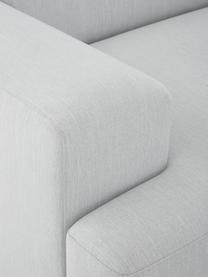Canapé d'angle 4 places gris clair Melva, Tissu gris clair, larg. 319 x prof. 196 cm, méridienne à droite