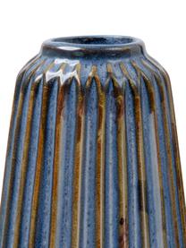 Set 3 vasi decorativi in porcellana Aquarel, Porcellana, Tonalità blu con gradiente, Set in varie misure