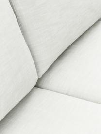 Canapé modulable 3 places Russell, Tissu blanc crème, larg. 309 x haut. 77 cm