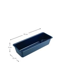 Smaltovaná forma na chléb Name, Smaltovaná ocel, Tmavě modrá, Š 35 cm, V 9 cm