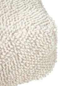 Cojín de suelo de algodón Indi, Funda: 100% algodón, Algodón blanco, An 70 x Al 20 cm