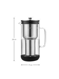 Carafe avec filtre Purifier, 2.4 L, Couleur argentée, transparent, Lot de différentes tailles