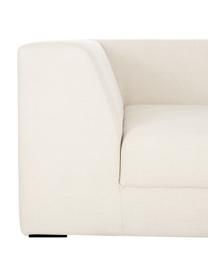 Modulares Sofa Grant (3-Sitzer) in Beige, Bezug: Baumwolle 20.000 Scheuert, Gestell: Fichtenholz, Füße: Massives Buchenholz, lack, Webstoff Beige, B 266 x T 106 cm