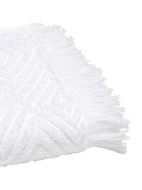 Ręcznik z wypukłą strukturą Jacqui, różne rozmiary, Biały, Ręcznik kąpielowy, S 70 x D 140 cm