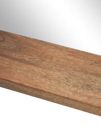 Lustro ścienne z ramą z drewna mangowego Indigo, Drewno mangowe, S 61 x W 92 cm