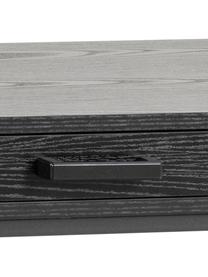 Bureau industriel Seaford, Bois, anthracite, larg. 110 x haut. 75 cm