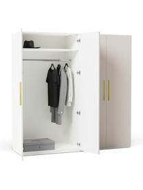 Armoire modulaire à portes battantes Leon, largeur 200 cm, plusieurs variantes, Bois, beige, Premium Interior, hauteur 236 cm