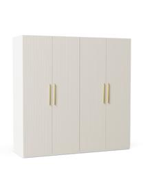 Armoire modulaire à portes battantes Leon, largeur 200 cm, plusieurs variantes, Bois, beige, Premium Interior, hauteur 236 cm
