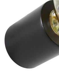 Kleine wand- en plafondspot Chanty, Lamp: gepoedercoat metaal, Mat zwart, Ø 6 x D 7 cm